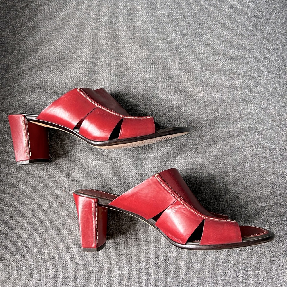 Cole Haan high heel leather sandals 7.5